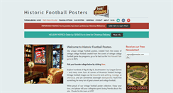 Desktop Screenshot of historicfootballposters.com